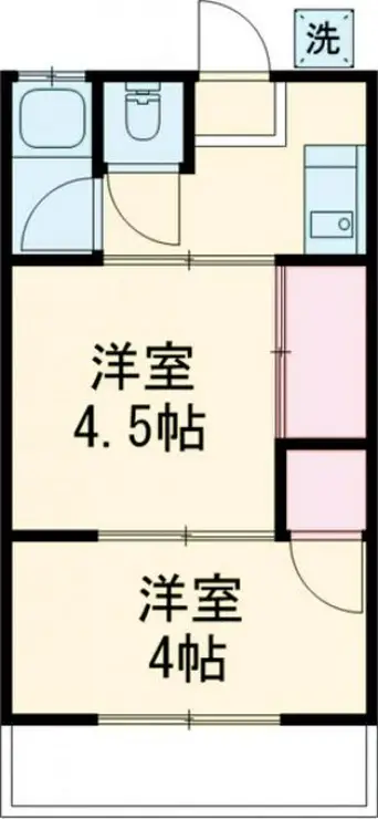 梅香荘 1階階 間取り