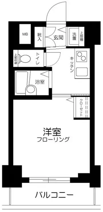 アヴァンティーク銀座2丁目参番館 8階階 間取り
