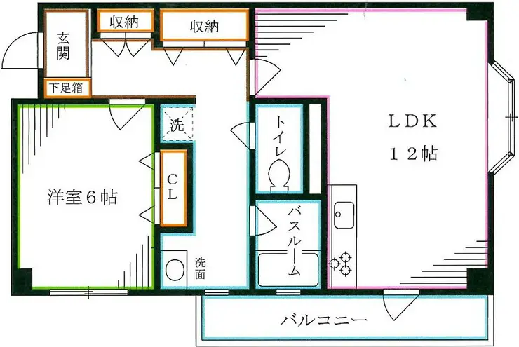 ファースト浅賀 5階階 間取り