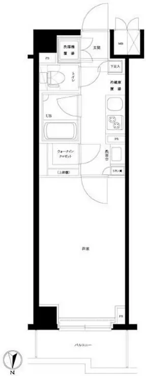 ルーブル亀戸天神前 5階階 間取り