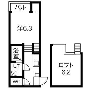 NAGOMI(1K/1階)の間取り写真