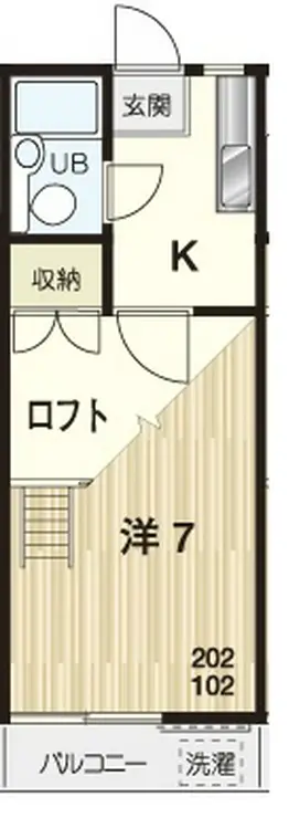 フラワーコート 2階階 間取り