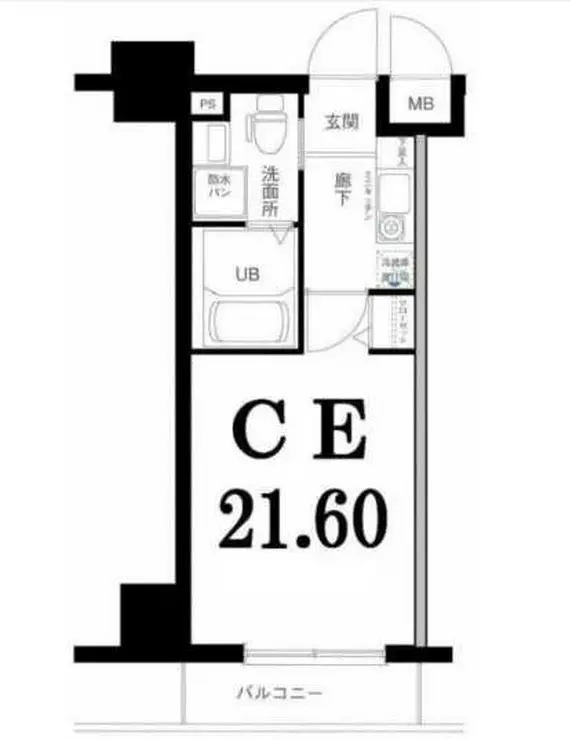 グリフィン横浜・反町公園 2階階 間取り