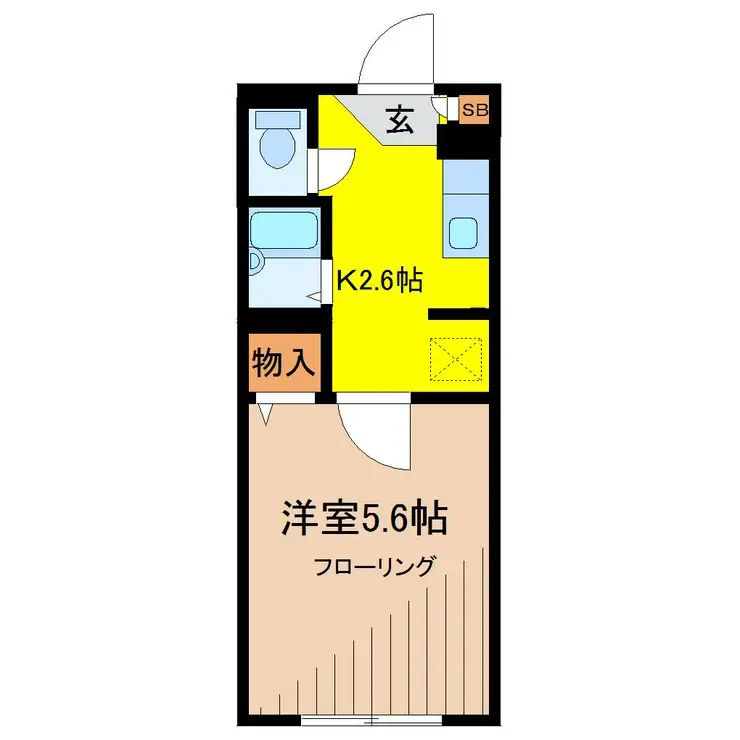メディオ三鷹 1階階 間取り