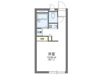 レオパレスサニーハイツ(1K/2階)の間取り写真