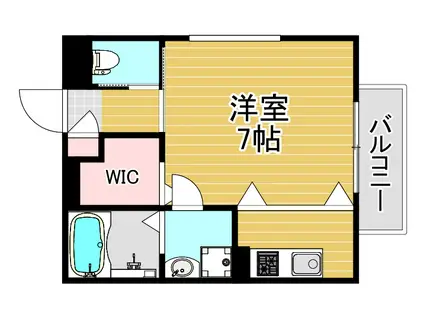 アリビオ西九条(1K/3階)の間取り写真