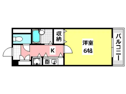グルニエ29(1K/2階)の間取り写真