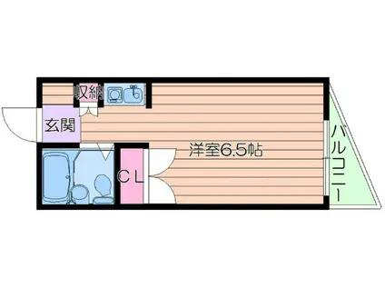 メゾン・ド・ロペ(1K/1階)の間取り写真