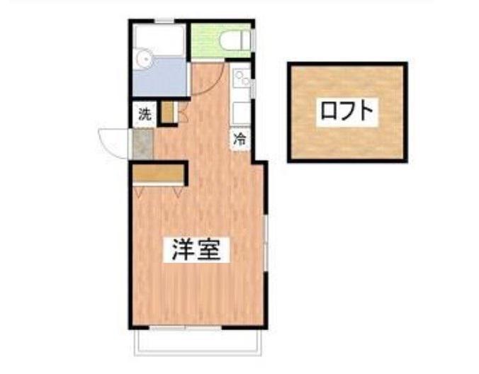 コーポ池田(ワンルーム/2階)の間取り写真