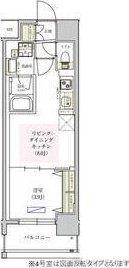 アーバネックス東梅田(1LDK/3階)の間取り写真
