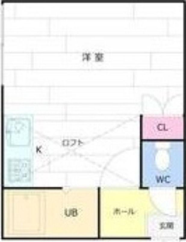 CASA LATINA(ワンルーム/3階)の間取り写真
