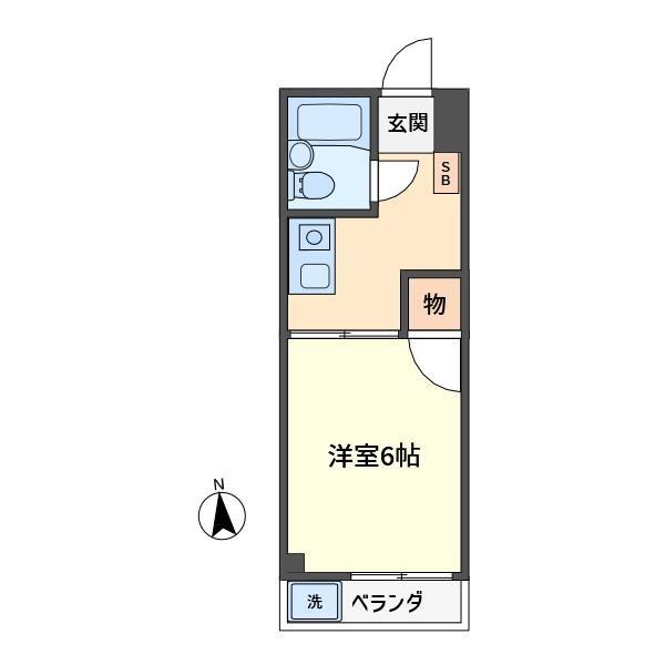 小泉コーポ第3(1K/2階)の間取り写真