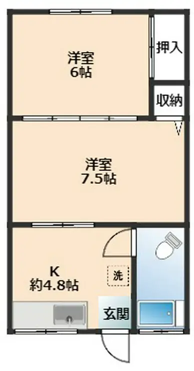 しろがねマンション 3階階 間取り