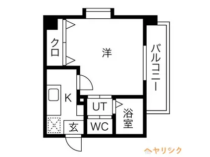 フジスター本郷マンション(1K/1階)の間取り写真