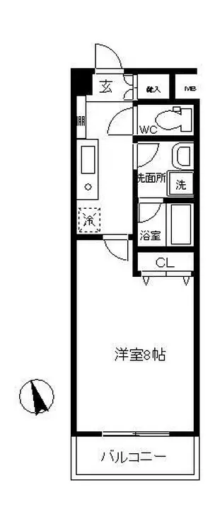 オーチャードヒル 5階階 間取り