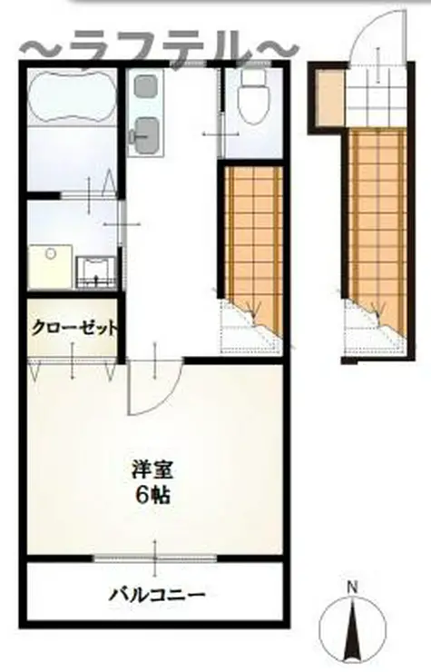 ソレアード・椿峰 2階階 間取り