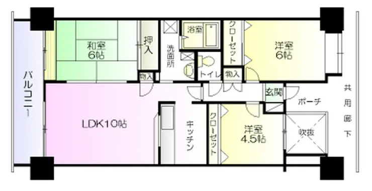 ユーフォニー市原 1階階 間取り
