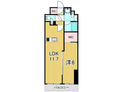 アーバンパーク綾瀬ウエスト(1LDK/4階)の間取り写真