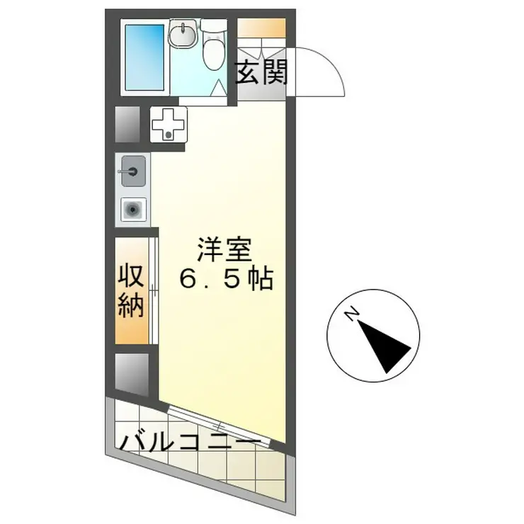 共立リライアンス八王子II 4階階 間取り