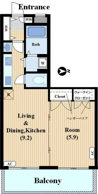 エスポワールIII 1階階 間取り