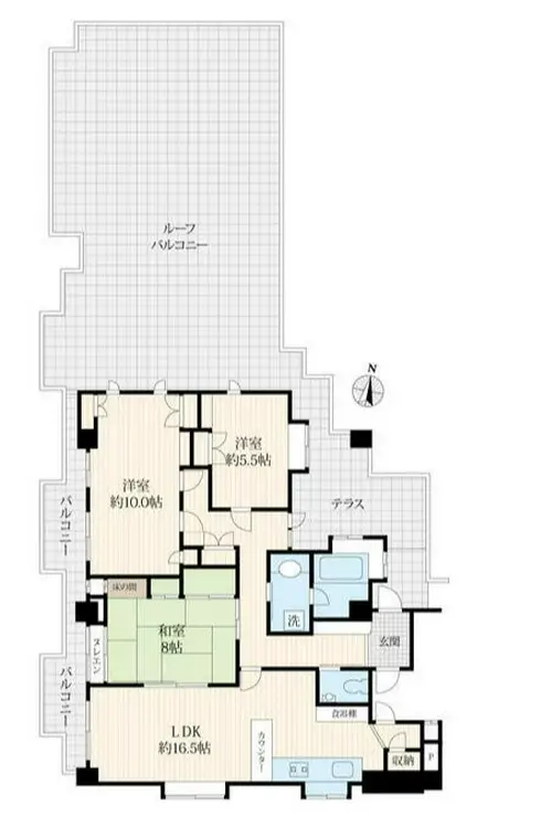 ロワイヤル大山 5階階 間取り