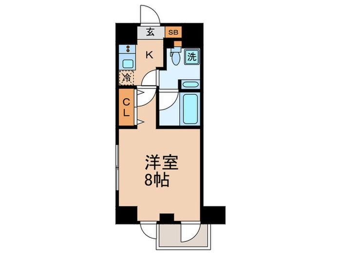 DELCCS IKEBUKURO(1K/9階)の間取り写真