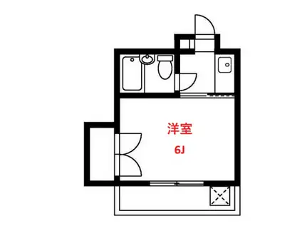 第一NSハウス(1K/4階)の間取り写真