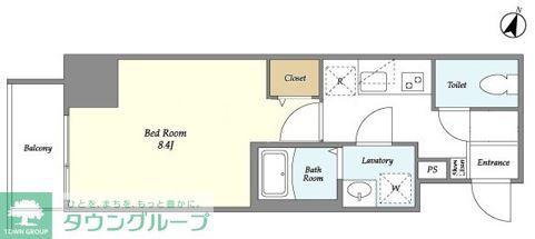 LIBRGRANT大宮(1K/12階)の間取り写真