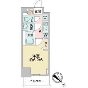 アステリ鶴舞テーセラ(1K/10階)の間取り写真
