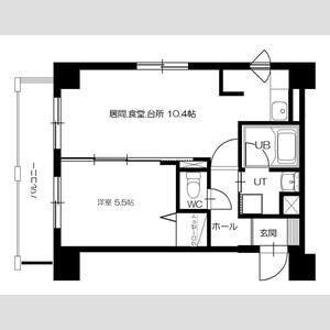 SーFORT札幌元町(1LDK/2階)の間取り写真