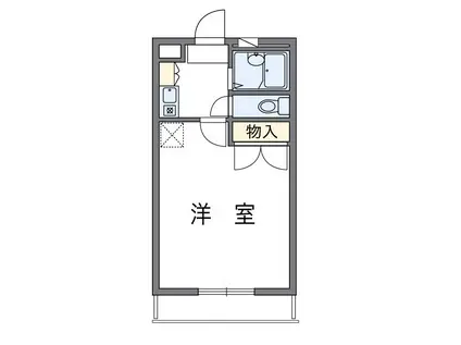 SENSE WAKAYAMA(1K/2階)の間取り写真