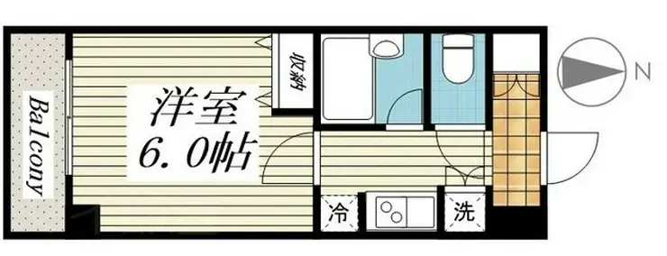 シンシア後楽園 6階階 間取り