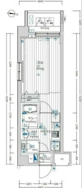 レガスタ錦糸町 3階階 間取り