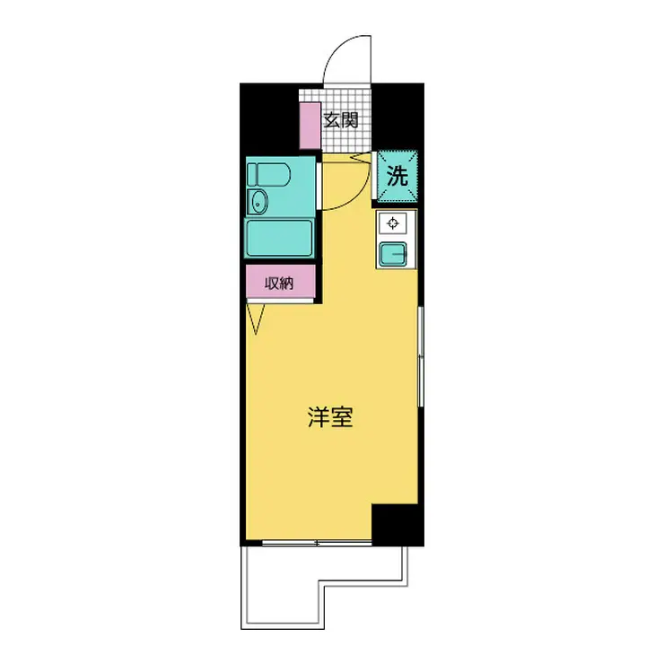 メイツ伊勢佐木長者町 2階階 間取り