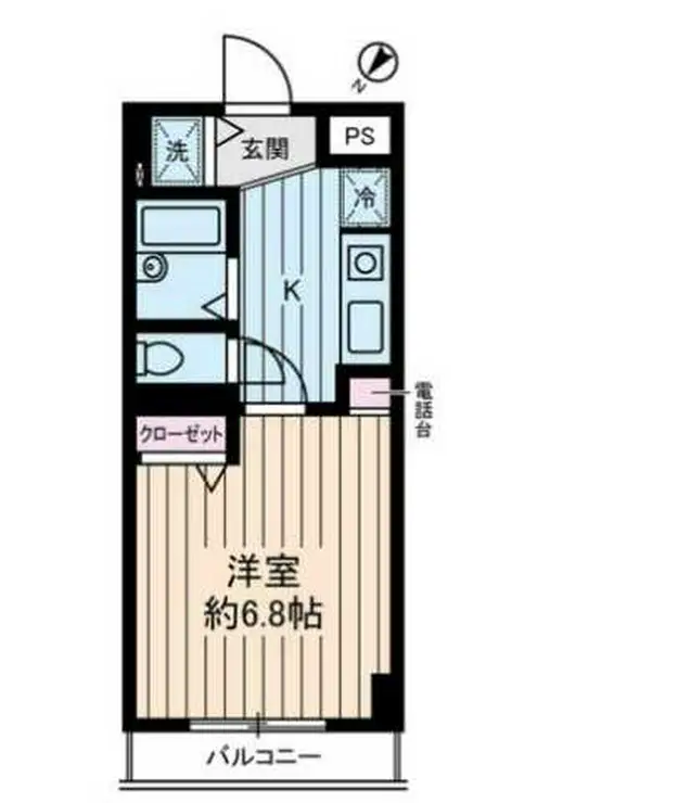 ハイホーム桐山 2階階 間取り