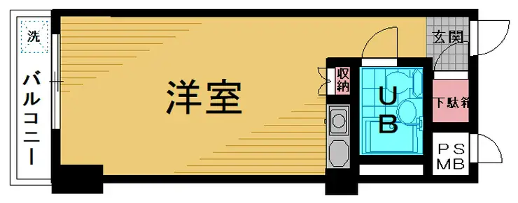 セザールプラザ府中 6階階 間取り