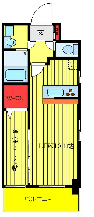 BELLAGIO川口本町 3階階 間取り