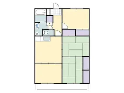アビタシオン宮本(3LDK/5階)の間取り写真