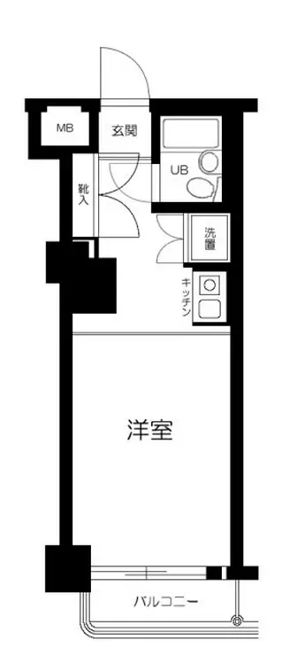 キャッスルマンション代官山 5階階 間取り