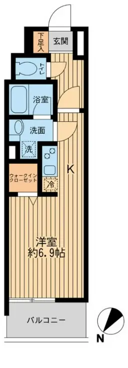日本橋ファーストレジデンス 4階階 間取り