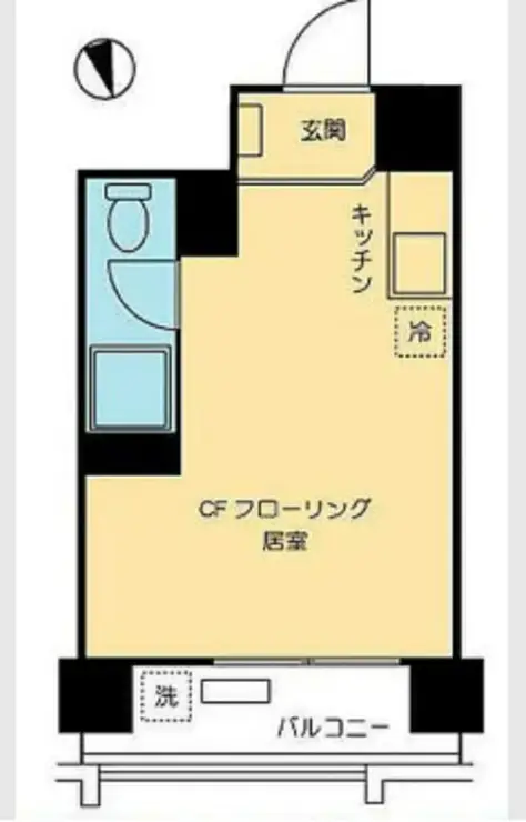 麻布永谷マンション 8階階 間取り