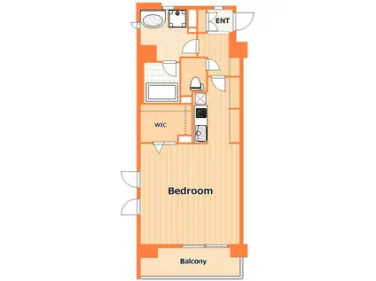 スタイリオ妙蓮寺(ワンルーム/2階)の間取り写真