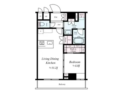 ARTESSIMO ESIS(1LDK/6階)の間取り写真
