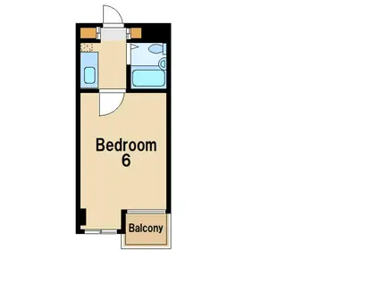 フォーシム用賀(1K/3階)の間取り写真