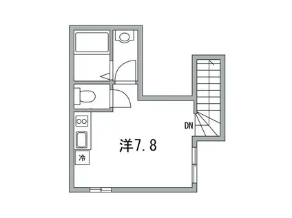 上高田四丁目計画(ワンルーム/2階)の間取り写真