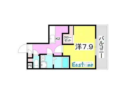 N-VILLAGE(1K/5階)の間取り写真