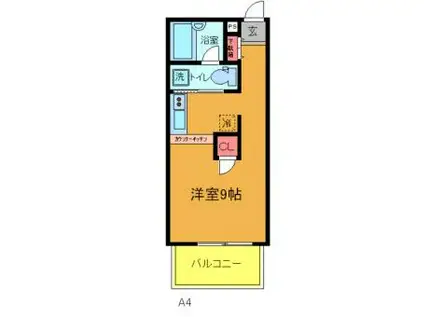 AQUILA URAYASU UNO(1K/10階)の間取り写真