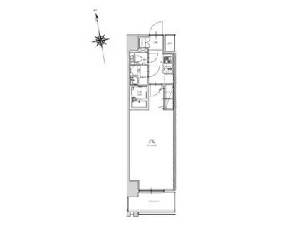 CRESTTAPP金山(1K/9階)の間取り写真