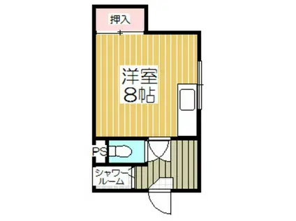 コーポ藤川(ワンルーム/1階)の間取り写真