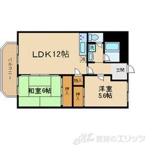 グリースシャトー桃山台(3DK/3階)の間取り写真